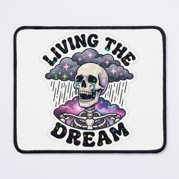 Item preview, Living The Dream Crying Skeleton designed and sold by raedattia.