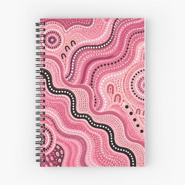 Item preview, Pink Aboriginal Art Colorful Dot Painting Abstract Pattern designed and sold by AMICO77.