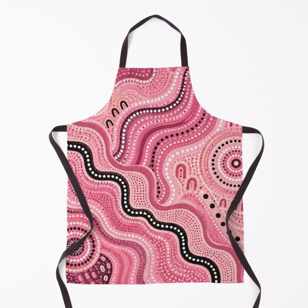 Item preview, Pink Aboriginal Art Colorful Dot Painting Abstract Pattern designed and sold by AMICO77.