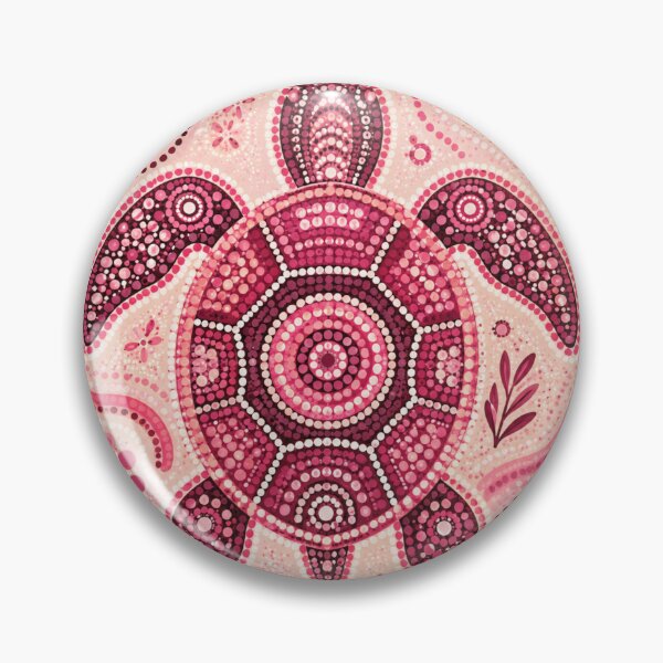 Item preview, Pink Aboriginal Art Colorful Dot Painting Abstract Pattern designed and sold by AMICO77.