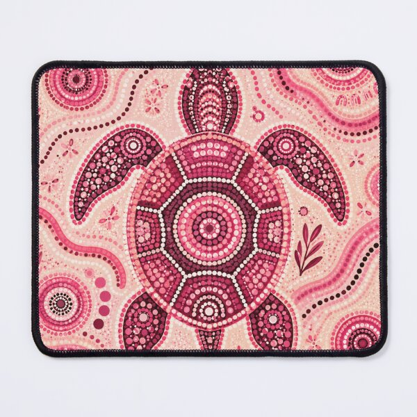 Item preview, Pink Aboriginal Art Colorful Dot Painting Abstract Pattern designed and sold by AMICO77.