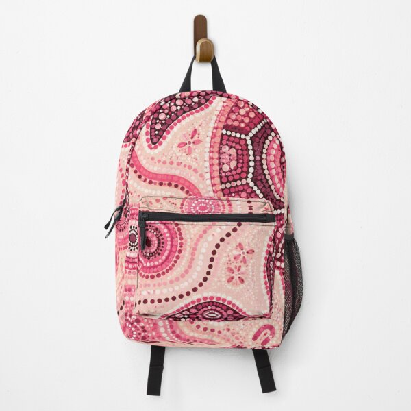 Item preview, Pink Aboriginal Art Colorful Dot Painting Abstract Pattern designed and sold by AMICO77.