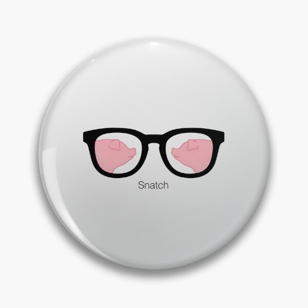 Item preview, Snatch Movie Pig Glasses Minimalist Cinema Art designed and sold by Enea Kelo.