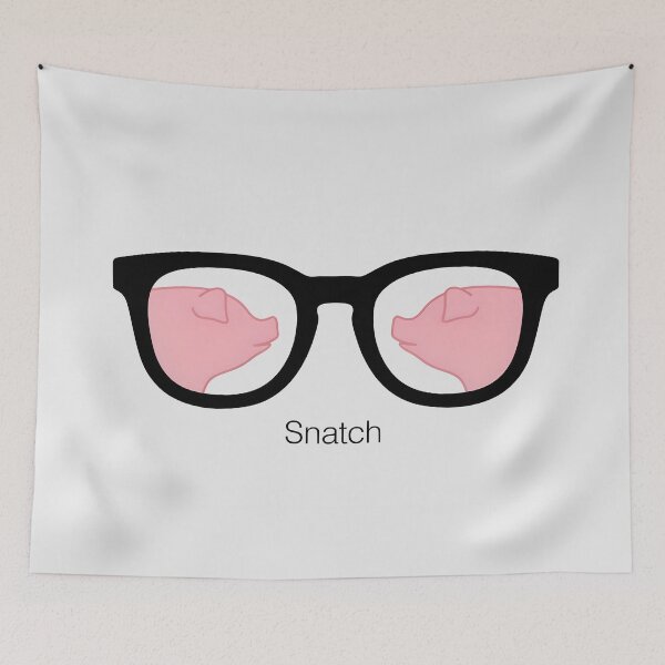 Item preview, Snatch Movie Pig Glasses Minimalist Cinema Art designed and sold by Enea Kelo.