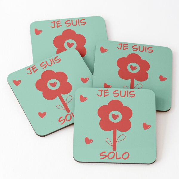 Item preview, Je suis solo - Simple vintage red flowers 94 designed and sold by StefanStudioArt.