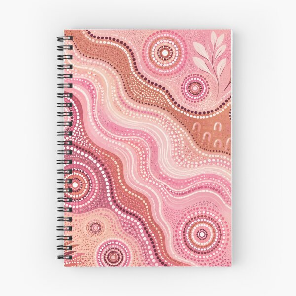 Item preview, Pink Aboriginal Art Colorful Dot Painting Abstract Pattern designed and sold by AMICO77.