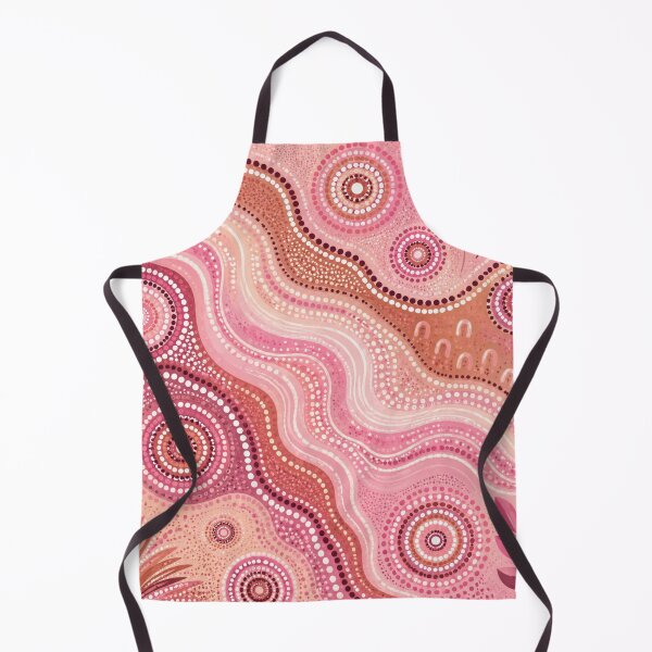 Item preview, Pink Aboriginal Art Colorful Dot Painting Abstract Pattern designed and sold by AMICO77.