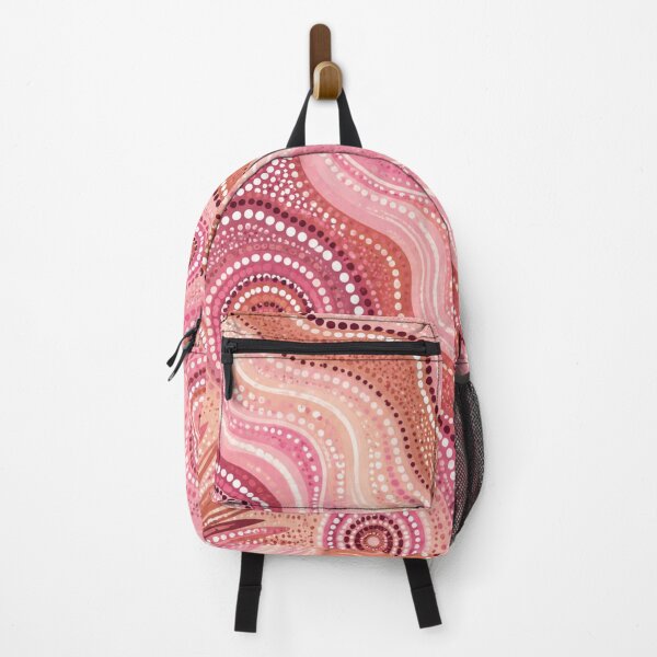 Item preview, Pink Aboriginal Art Colorful Dot Painting Abstract Pattern designed and sold by AMICO77.