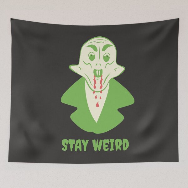 Item preview, Nosferatu Stay Weird Gothic Illustration Green Edition designed and sold by beboplab.