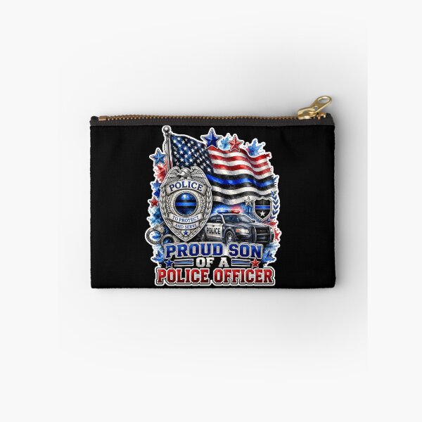 Item preview, Proud Son Of A Police Officer Thin Blue Line Family Gift designed and sold by ConCeptGifts.