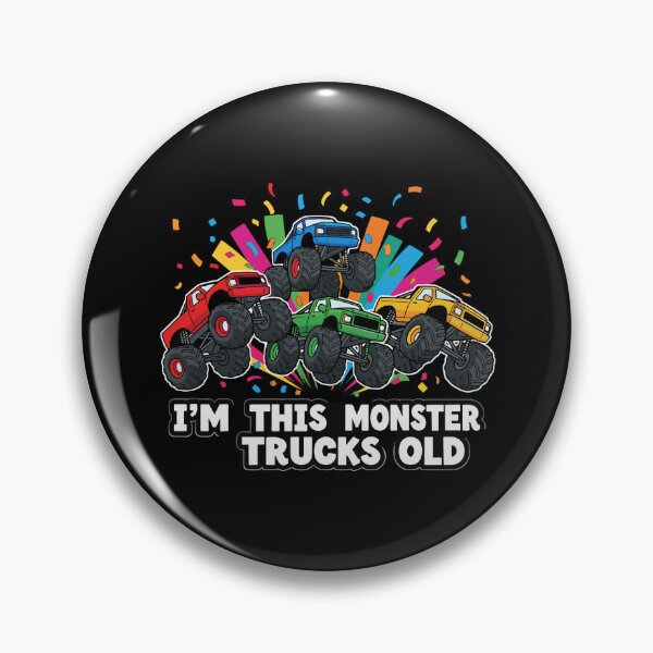 Item preview, I'm This Monster Trucks Old Five Year Old Monster Truck Birthday designed and sold by PopStars1993.