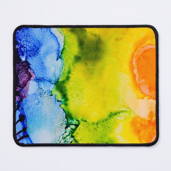 Item preview, Vibrant Rainbow Watercolor Abstract Painting designed and sold by BuckaBaby.