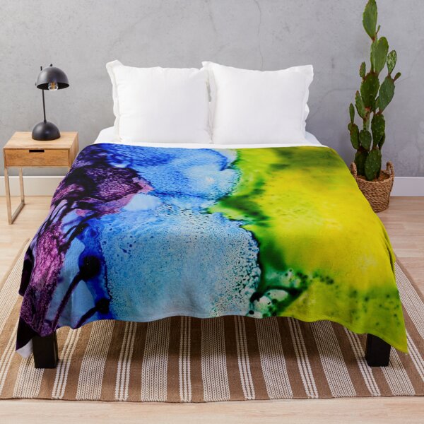 Item preview, Vibrant Rainbow Watercolor Abstract Painting designed and sold by BuckaBaby.