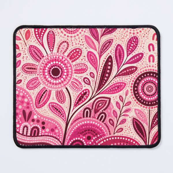 Item preview, Pink Aboriginal Art Colorful Dot Painting Abstract Pattern designed and sold by AMICO77.