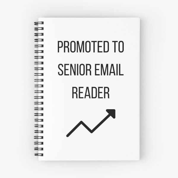 Item preview, Promoted To Senior Email Readers designed and sold by CorporateMood.