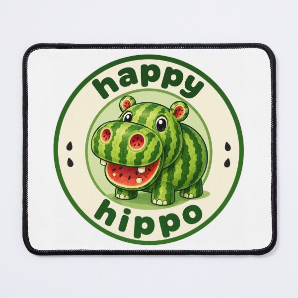 Item preview, Watermelon hippo designed and sold by Elektra9.