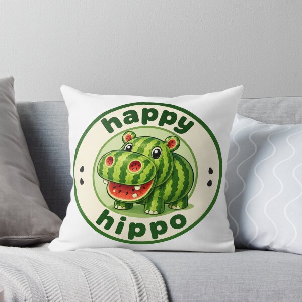Item preview, Watermelon hippo designed and sold by Elektra9.