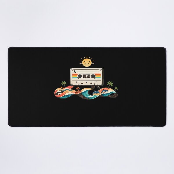 Item preview, Summer Playlist – Retro Cassette Ocean Waves Minimalist Beach Vibes designed and sold by Emoji Emblems.