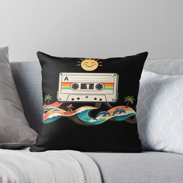 Item preview, Summer Playlist – Retro Cassette Ocean Waves Minimalist Beach Vibes designed and sold by Emoji Emblems.