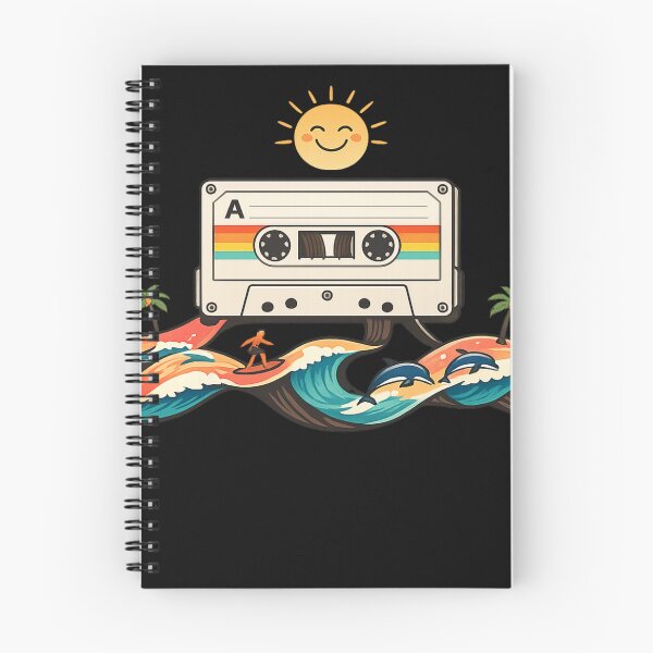 Item preview, Summer Playlist – Retro Cassette Ocean Waves Minimalist Beach Vibes designed and sold by Emoji Emblems.
