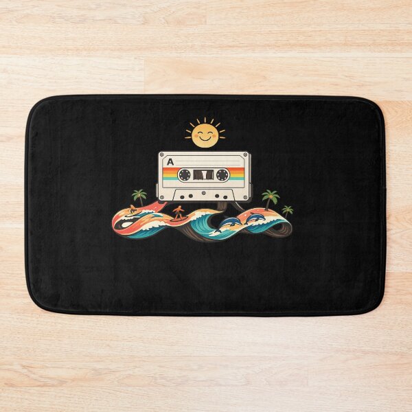 Item preview, Summer Playlist – Retro Cassette Ocean Waves Minimalist Beach Vibes designed and sold by Emoji Emblems.