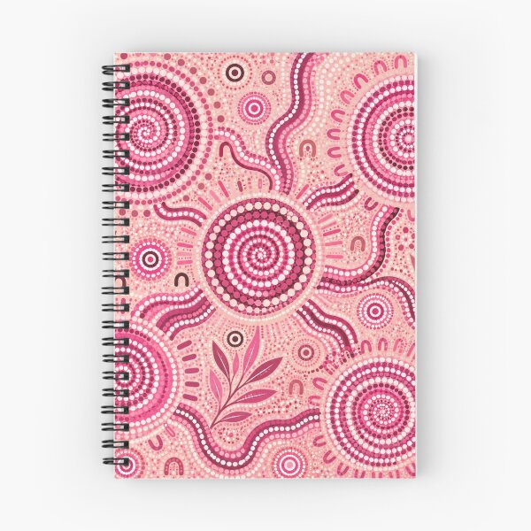 Item preview, Pink Aboriginal Art Colorful Dot Painting Abstract Pattern designed and sold by AMICO77.