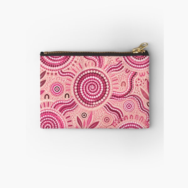 Item preview, Pink Aboriginal Art Colorful Dot Painting Abstract Pattern designed and sold by AMICO77.