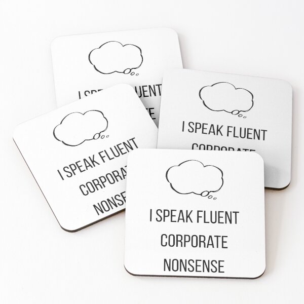 Item preview, I Speak Fluent Corporate Nonsense designed and sold by CorporateMood.