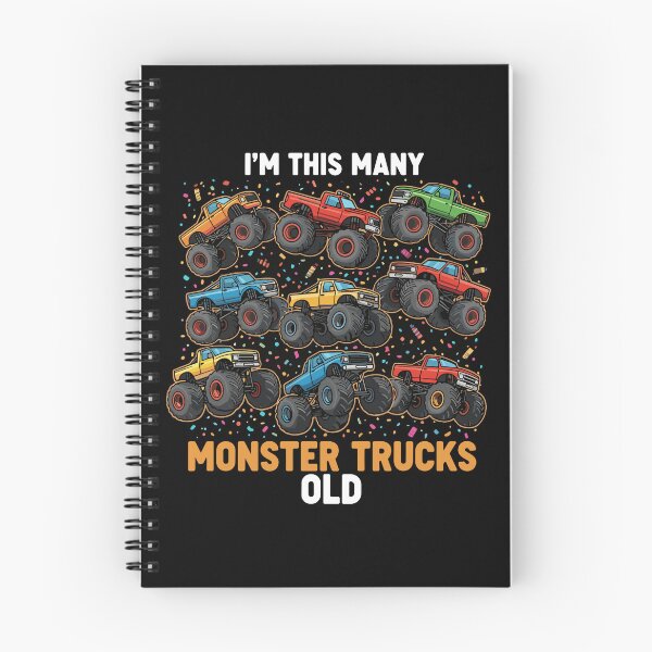 Item preview, I'm This Many Monster Trucks Old 10th Birthday Boy designed and sold by PopStars1993.