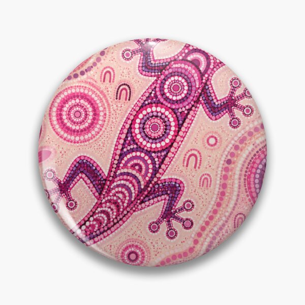 Item preview, Pink Aboriginal Art Colorful Dot Painting Abstract Pattern designed and sold by AMICO77.
