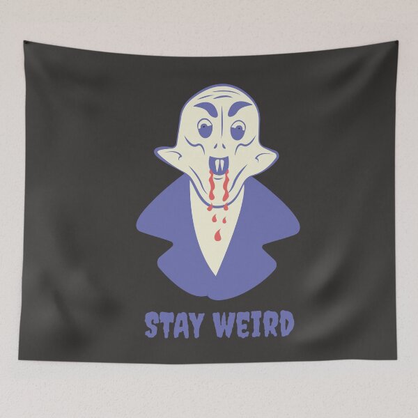 Item preview, Nosferatu Stay Weird Gothic Illustration Purple Edition designed and sold by beboplab.