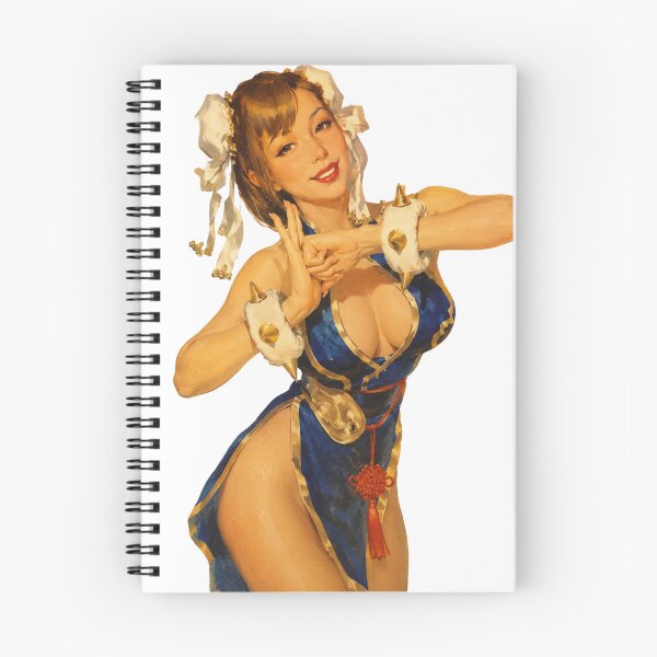 Item preview, Chun-Li Pin-Up | Vintage Street Fighter Cosplay Retro Anime Art designed and sold by Cosplayvintage.