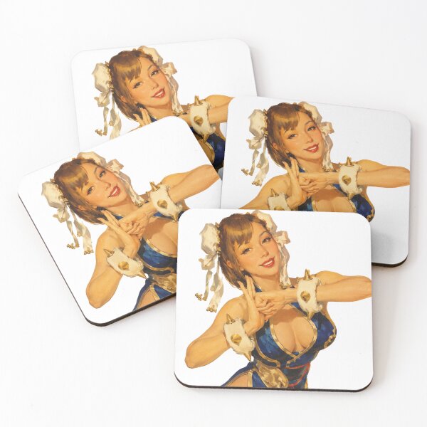 Item preview, Chun-Li Pin-Up | Vintage Street Fighter Cosplay Retro Anime Art designed and sold by Cosplayvintage.