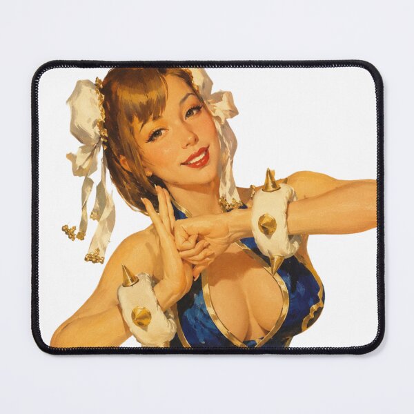 Item preview, Chun-Li Pin-Up | Vintage Street Fighter Cosplay Retro Anime Art designed and sold by Cosplayvintage.