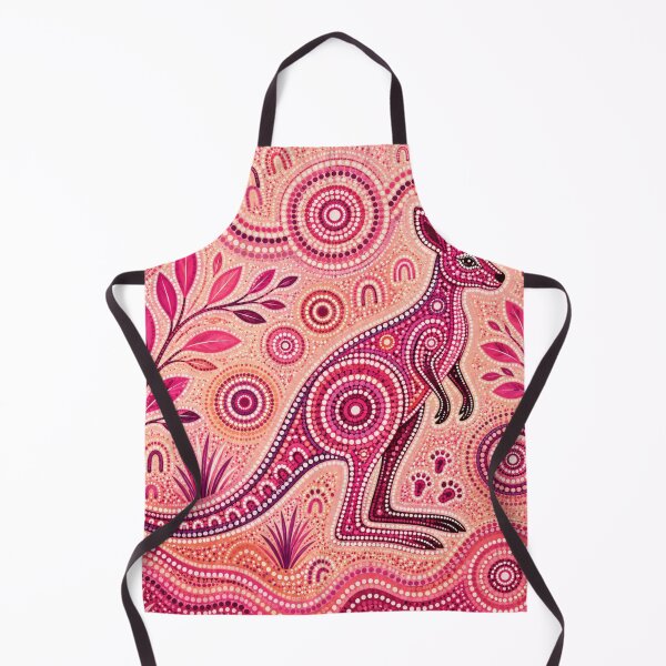 Item preview, Pink Aboriginal Art Colorful Dot Painting Abstract Pattern designed and sold by AMICO77.