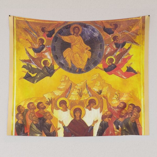 Item preview, Icon of the Ascension of Our Lord designed and sold by GuyBlank.