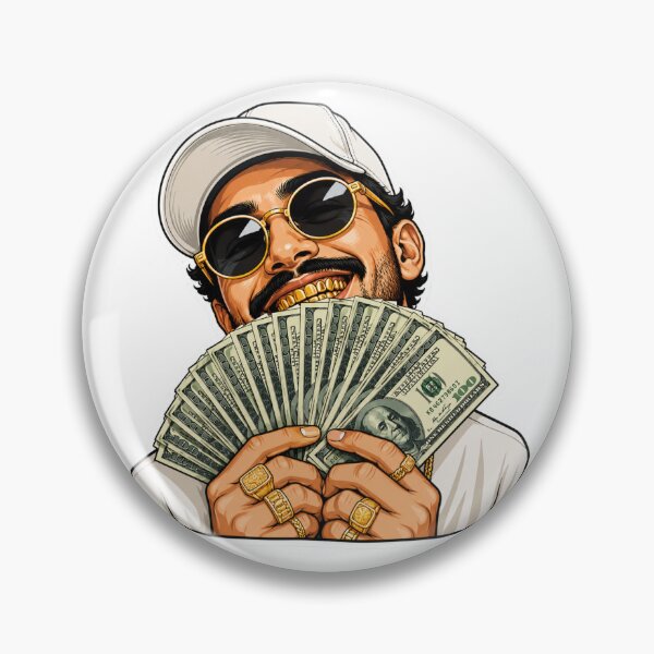 Item preview, Get Money Hip Hop Cartoon Sticker designed and sold by The D Edition.