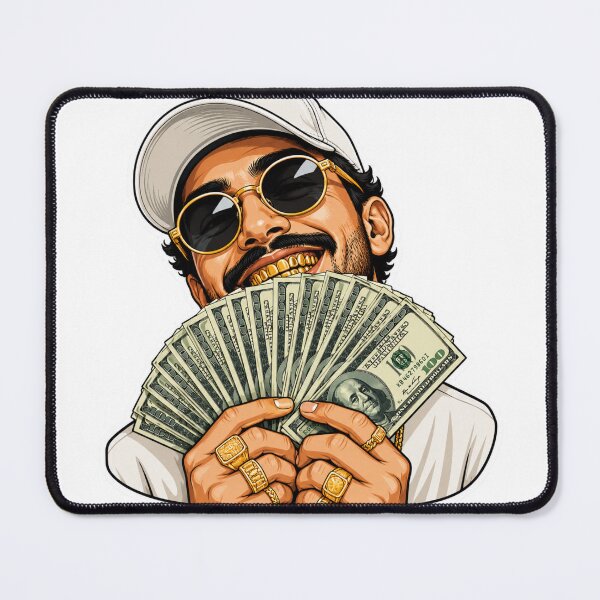 Item preview, Get Money Hip Hop Cartoon Sticker designed and sold by The D Edition.