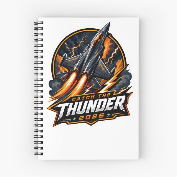Item preview, Catch The Thunder 2026 Aviation Graphic Design designed and sold by Combat Skies.