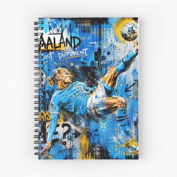 Item preview, Haaland Bicycle Kick | Neo Pop Football Art T-Shirt | Norway Soccer  designed and sold by Boreal Apparel.