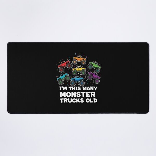 Item preview, I'm This Many Monster Trucks Old Seven Birthday Monster Truck Kid designed and sold by PopStars1993.