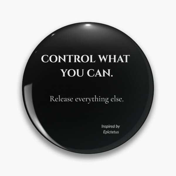 Artikelvorschau, Kontrolliere, was du kannst – von Epiktet inspiriertes stoisches Zitat | Minimalistische Typografie entworfen und verkauft von CalmWorldShop.