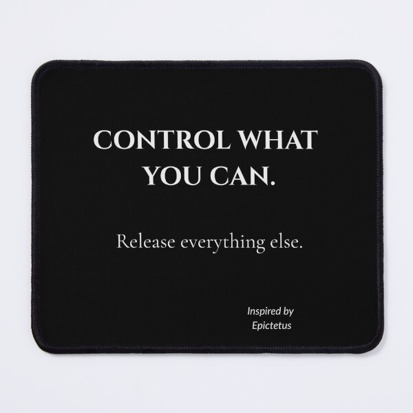 Item preview, Control What You Can – Epictetus Inspired Stoic Quote | Minimalist Typography designed and sold by CalmWorldShop.