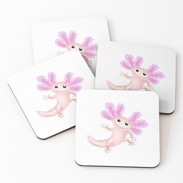 Item preview, Pink Baby Axolotl With White Background designed and sold by Adamo-illustration.