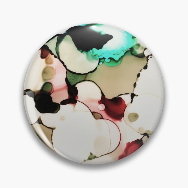 Item preview, Abstract Alcohol Ink Bubbles Colorful Fluid Art designed and sold by BuckaBaby.