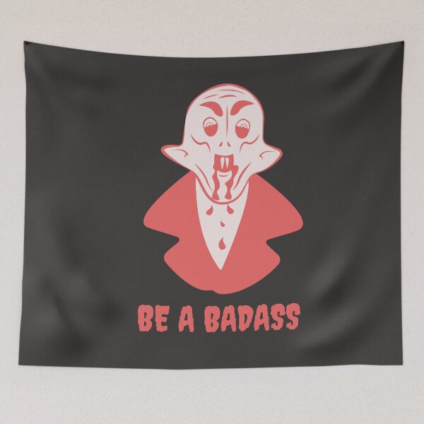 Item preview, Funny Nosferatu Be a Badass Gothic Illustration designed and sold by beboplab.