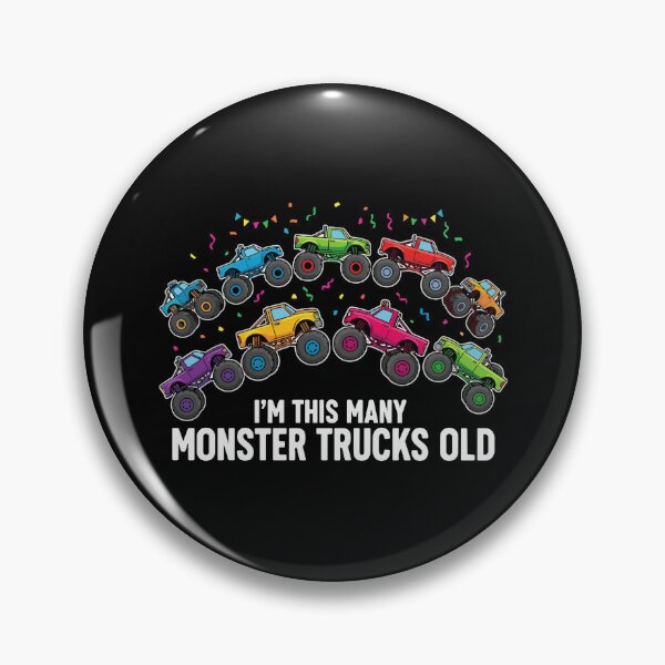 Item preview, I'm This Many Monster Trucks Old Tenth Birthday Boy designed and sold by PopStars1993.