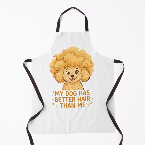 Item preview, My Dog Has Better Hair Than Me - Funny Goldendoodle Poodle Cartoon Goldendoodle Mom designed and sold by Neurospicy Trolls.