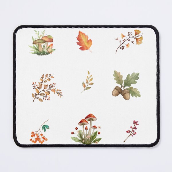 Item preview, Watercolor Fall Botanical Nature  designed and sold by silviaol.
