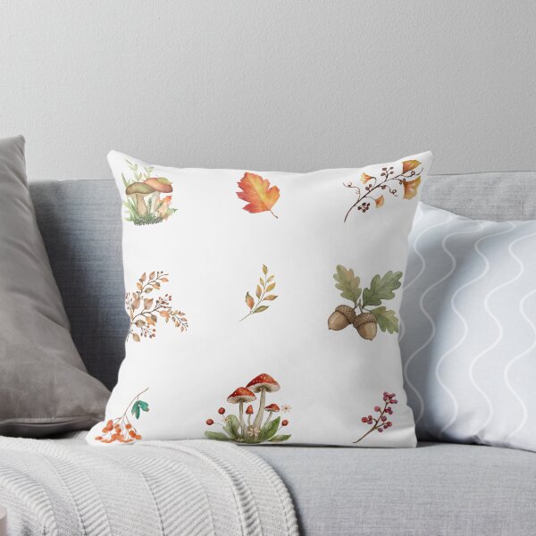 Item preview, Watercolor Fall Botanical Nature  designed and sold by silviaol.